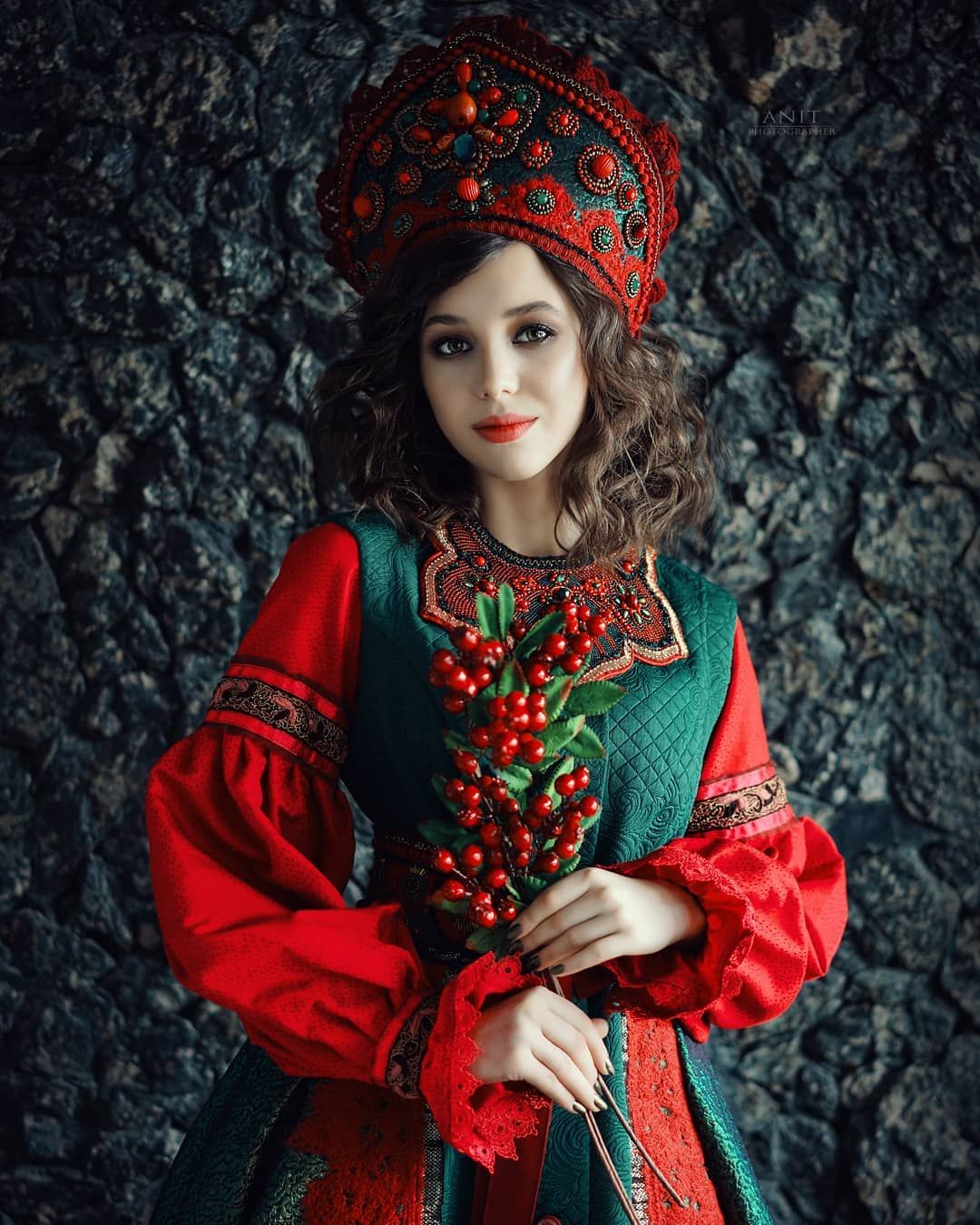 Nude girl Women in Slavic costumes in Paramaribo