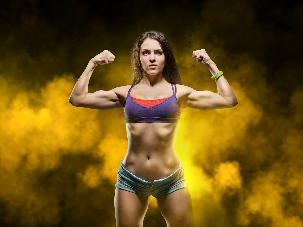 Athletic girls in Paramaribo